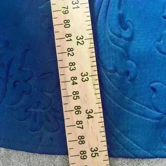 Green Envelope textured A line dress size L - Picture 7 of 9